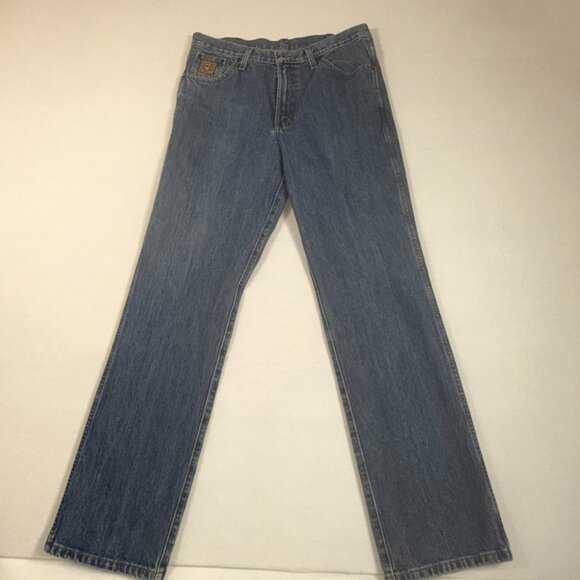 Cinch Bronze Label Slim Fit Jeans Dark Stone Tapered Leg Western Actual 36 34 - Picture 8 of 11
